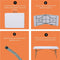 Opvouwbare Tafel 180x70x74 cm - Inklapbare Tafel met Draaghandvat en Veiligheidsslot - Wit