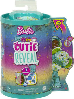 Barbie Cutie Reveal Chelsea - Barbiepop met 7 verrassingen - Olifant