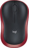 Logitech M185 - Draadloze Muis - 2.4GHz - Rood