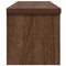 vidaXL - Keukenrekken - stapelbaar - 2 - st - 50x15x16 - cm - bruin - eikenkleur