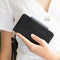 Selencia Hoesje Geschikt voor iPhone 12 Pro / 12 Hoesje Met Pasjeshouder - Selencia Surya 2-in-1 Uitneembare Vegan Lederen Bookcase - Zwart