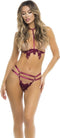 Rene Rofe Lingerie Lingerie set -S/M- I Like It Rough 2Pc Choker Set Rood