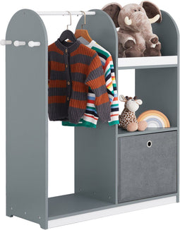 SoBuy KMB40-HG - Kinderkapstok - Multifunctioneel - Grijs