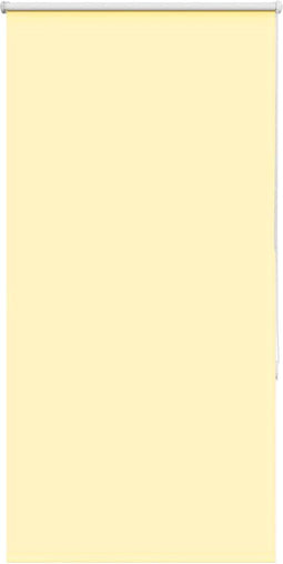 vidaXL - Rolgordijn - verduisterend - 75x130 - cm - stofbreedte - 70,7cm - geel