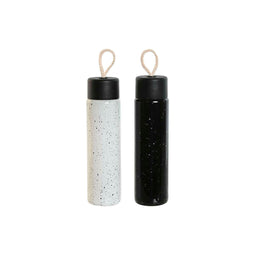 Thermosfles Home ESPRIT Wit Zwart 350 ml (2 Stuks)