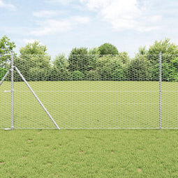 vidaXL - Hexagon - Hek - 1,4x50 - m - Gegalvaniseerd - Staal