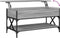 vidaXL - Salontafel - 100x50x50 - cm - bewerkt - hout - en - metaal - grijs - sonoma