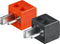 Goobay Speaker Plug Set - met schroefverbinding - Rood/Zwart - 1 paar