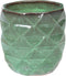 PTMD Lotte Bloempot Diamant - H52 x Ø53 cm - Set van 4 - Keramiek - Groen