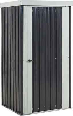 Beliani UMBRIA - Tuinhuis - Grijs - Staal