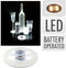 LED Sticker set van 2 stuks. Wit. Inclusief batterijen