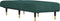 vidaXL - Chaise - longue - fluweel - donkergroen