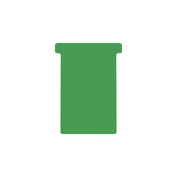 Djois - T-kaart djois formaat 3 77mm groen 100st | 5 stuks