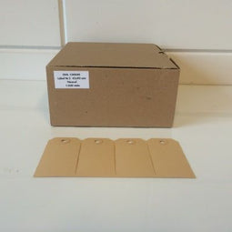 Klika - Manilla labels 45x90 mm nr. 3 1000 stuks - 6 stuks