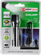 Hofftech Tactical zaklamp - zoomfunctie - LED COB - oplaadbaar - 10 cm - zwart