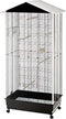 Ferplast Voliere Nota - Vogelverblijven - 76.5x57x161.5 cm Zwart Wit