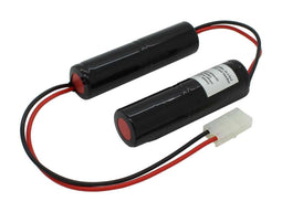 NiCd 4.8V 1800mAh - Noodverlichtingsbatterij - 200mm kabel en stekker (2 stuks)