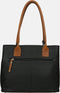 Berba Medium Schoudertas Dames - Leer - Chamonix - Zwart