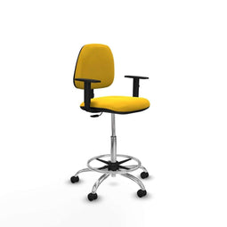 Piqueras y Crespo B1D05RP - Bureaustoel - Hoogteverstelbaar met armleuning - Geel