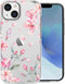 imoshion Hoesje Geschikt voor iPhone 14 Hoesje Siliconen - imoshion Design hoesje - Roze / Blossom Watercolor