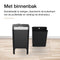Loftey Prullenbak (2023) - 60L - Push/Touch - Zwart/RVS
