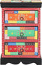 vidaXL - Meerkleurige - Lade - Kast - - - 40x40x60 - cm - Massief - Mango - Hout