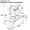 Siemens LC91KLT60 - Wandschouw Afzuigkap - iQdrive motor A+ - Smart bediening