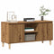 vidaXL - Tv-meubel - 102x35x50 - cm - bewerkt - hout - artisanaal - eikenkleur
