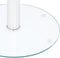 vidaXL - Salontafel - 40 - cm - gehard - glas - transparant