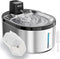 Vivex® Draadloze Drinkfontein - RVS - 4,5 Liter - 5-in-1 Filtratiesysteem