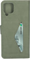 Mobiparts Galaxy A12 (2021) - Classic Wallet Case - Ruimte voor pasjes - Groen