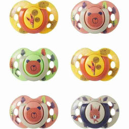 Fopspenen - TOMMEE TIPPEE - FUN - 6-18 maanden - Set van 6 - Symmetrische orthodontische vorm - B...