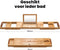 RelaxTub® Badplank - Badrek - Uitschuifbaar 74-100 cm - Bamboe - Bruin