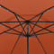 vidaXL - Parasol - met - LED-verlichting - 400 - cm - terracottakleurig