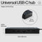 HP 9H0H9AA#ABB - USB-C dockingstation - 150 mm breedte - kleurloos