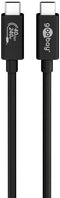 Goobay 61716 - USB-C naar USB-C kabel - USB4 tot 40 Gbit/s PD3.1 tot 240W - Zwart