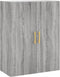 vidaXL - Wandkast - 69,5x34x90 - cm - grijs - sonoma - eikenkleurig