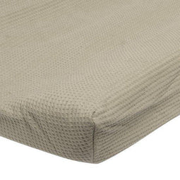 Cottonbaby Aankleedkussenhoes - 100% katoen wafel - bruin