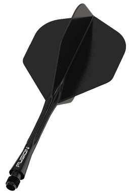 Darts Shaft n Flight Fusion Black Medium