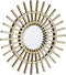 Wandspiegel - Wanddecoratie - Wandspiegel Rond - Set van 3 - Rotan Spiegel - 25 ∅