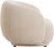 Light & Living Fauteuil Ovito - Crème