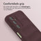 imoshion Hoesje - Geschikt voor Samsung Galaxy A15 (5G) / A15 (4G) - EasyGrip Backcover - Aubergine