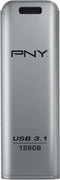 PNY Elite Steel USB-stick 128 GB Zilver FD128ESTEEL31G-EF USB 3.1