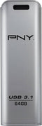 PNY Elite Steel USB-stick 64 GB Zilver FD64GESTEEL31G-EF USB 3.1