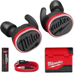 Milwaukee L4 RLEPB-301 - Gehoorbescherming met Bluetooth® - In-ear oordoppen met 10 uur accuduur - Rood