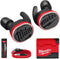 Milwaukee L4 RLEPB-301 - Gehoorbescherming met Bluetooth® - In-ear oordoppen met 10 uur accuduur - Rood