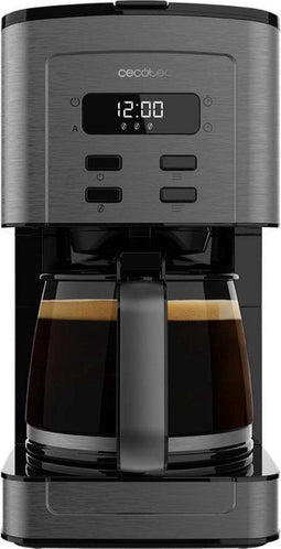 Cecotec Koffiezetapparaat voor koffiepad, 56 time, 800 W, programmeer je koffie, roestvrij staal, lcd-display, lekvrij mondstuk,