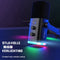 FIFINE TAM8 - USB/XLR Studio microfoon - Flexibele Arm met RGB - Zwart