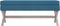 vidaXL - Opbergkruk - 110x45x49 - cm - fluweel - blauw