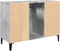 vidaXL - Wastafelkast - 80x33x60 - cm - bewerkt - hout - betongrijs